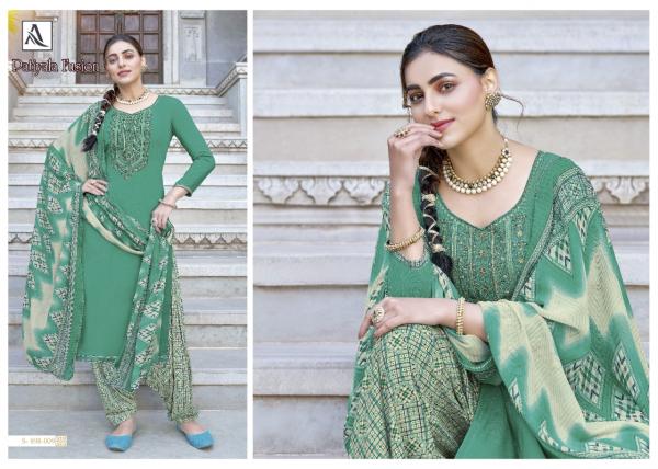 Alok Fusion Patiyala 2 Fancy Rayon Embroidery Dress Materials